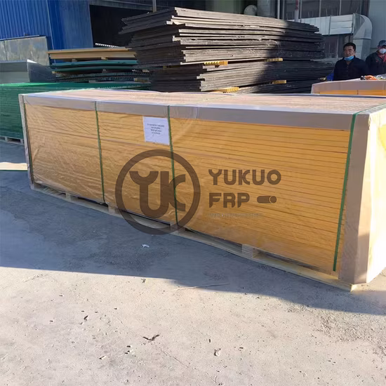 Griglia in FRP personalizzata Griglia in FRP verde Griglia in FRP per piattaforma